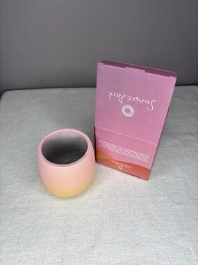 Artisan Colorful Sunset Gradient Cement Planter by Sunset Park *NIB*